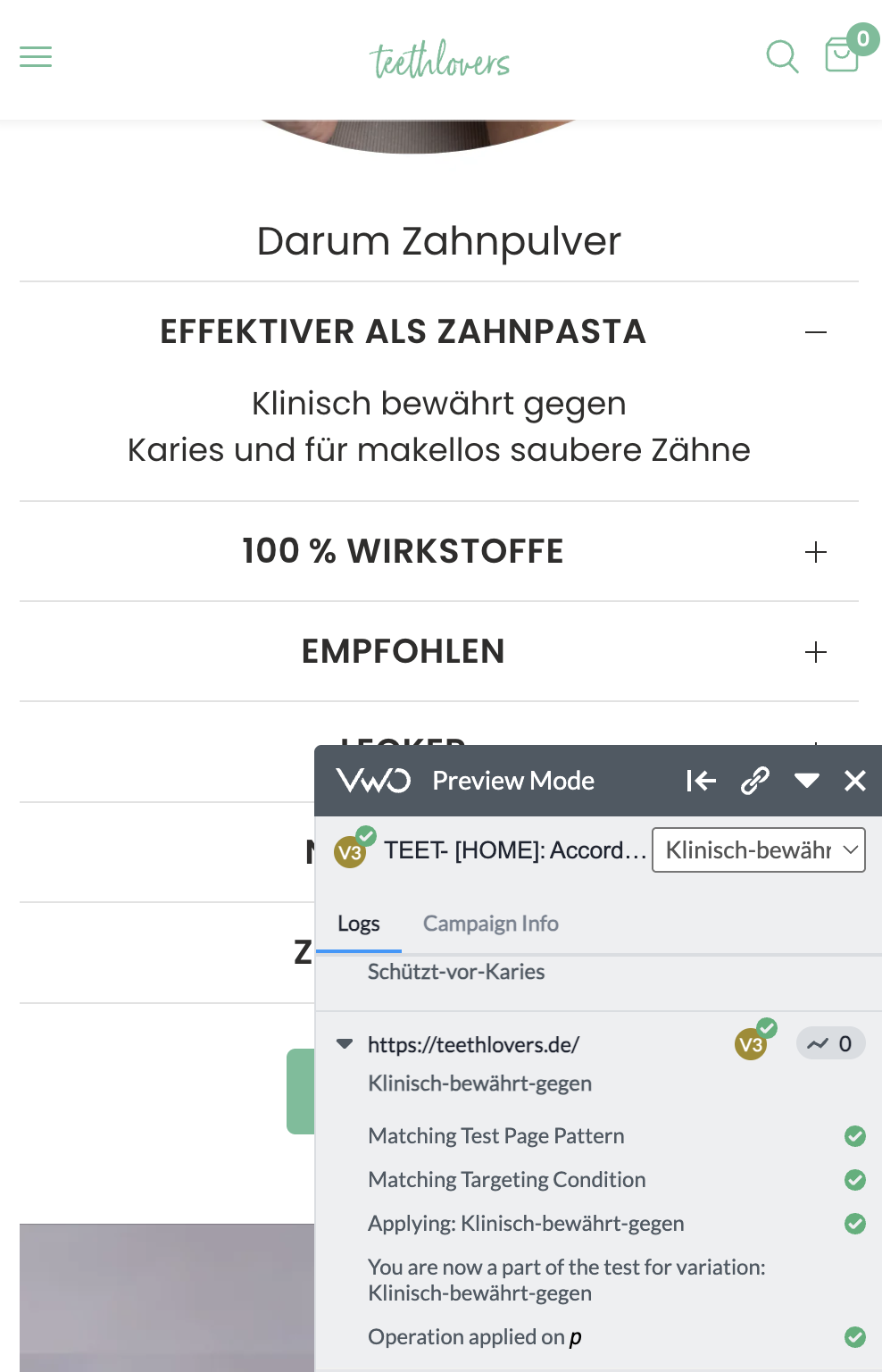TEET-104 Test Results